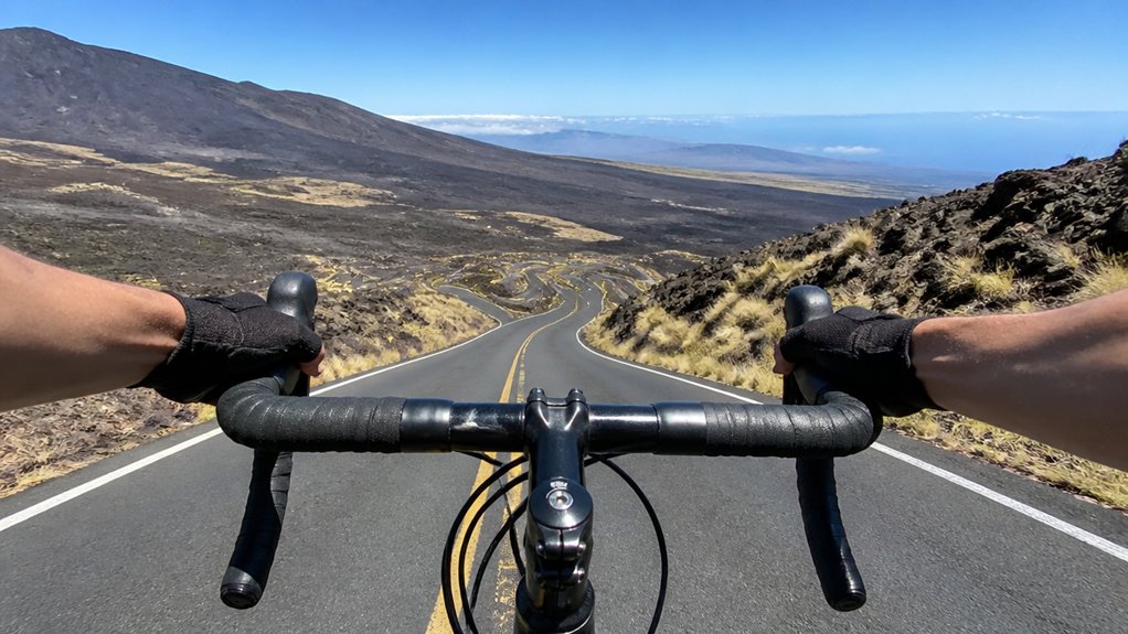 feather brakes smooth controlled descent