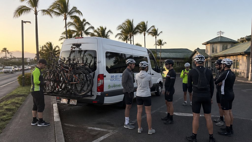 haleakala bike tour pickup