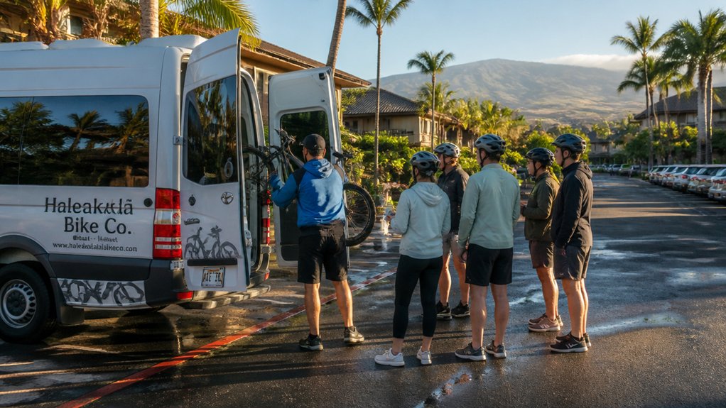kihei to haleakala biking