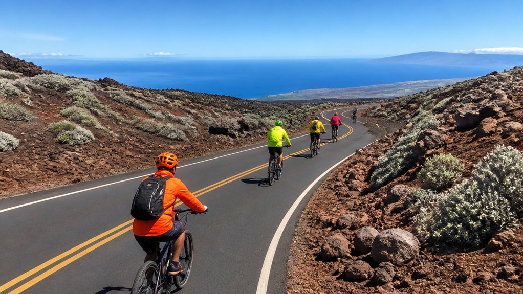 midday maui bike tour photography