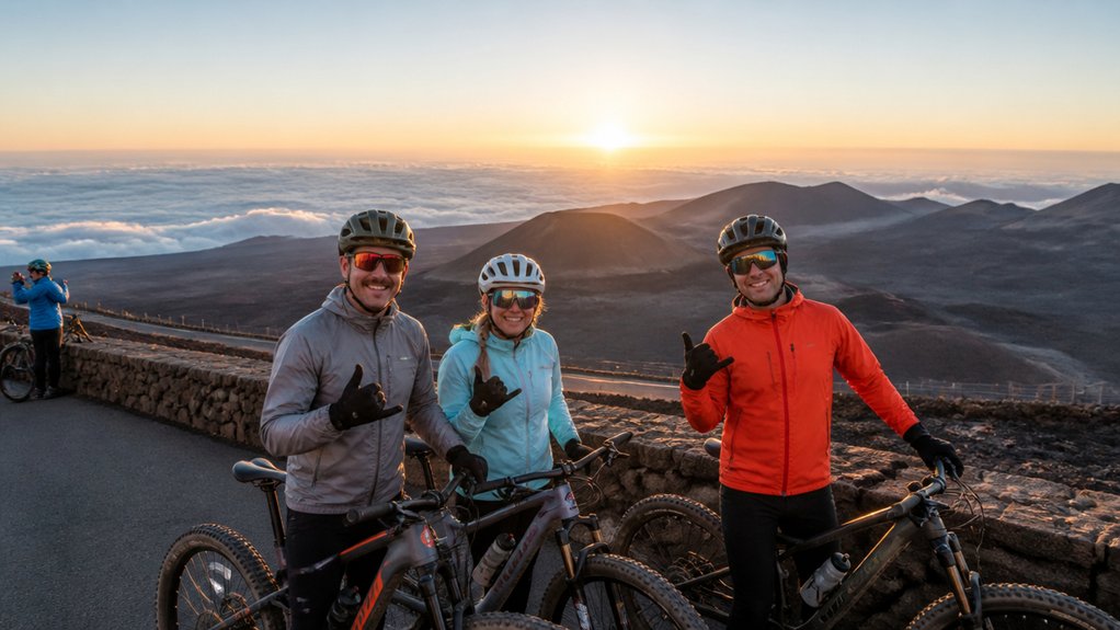 pre dawn haleakala guided downhill