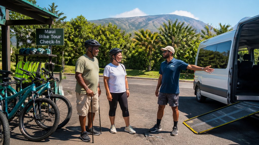 questions for maui bike tour accessibility